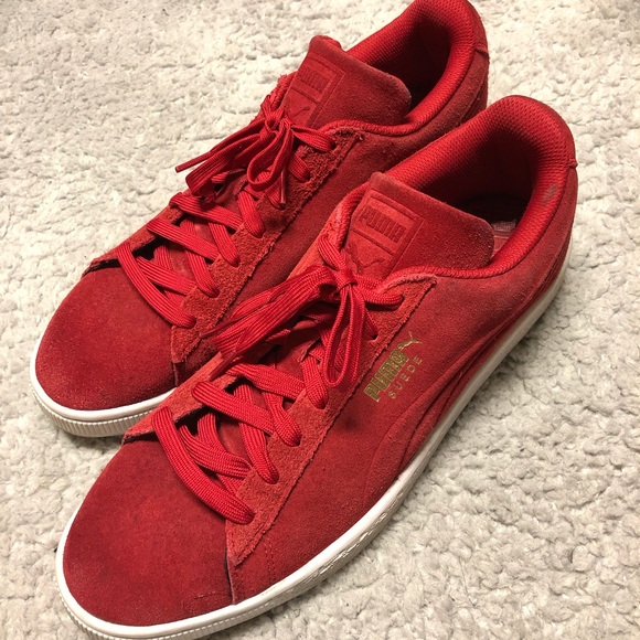 Puma Other - Puma Suede Red shoes
